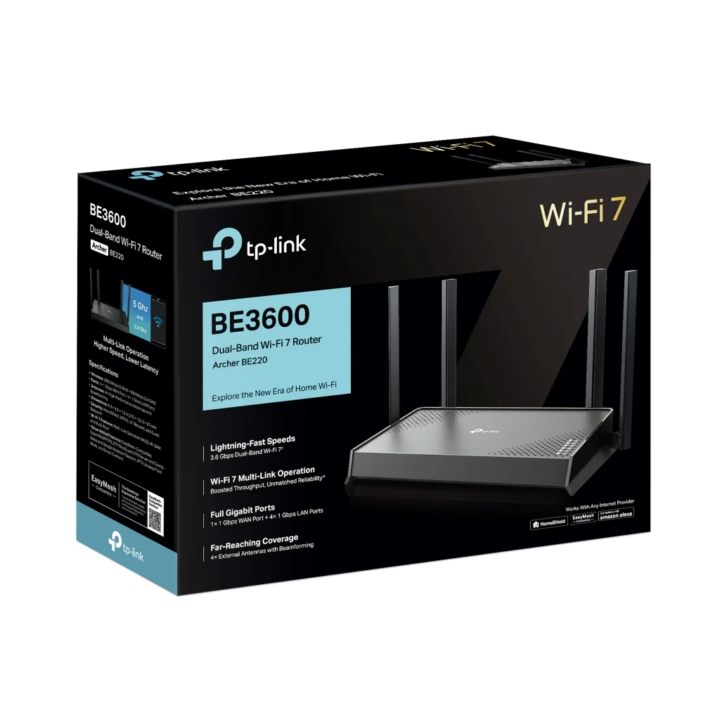 TP Link Archer BE220 Wi Fi 7 Router I