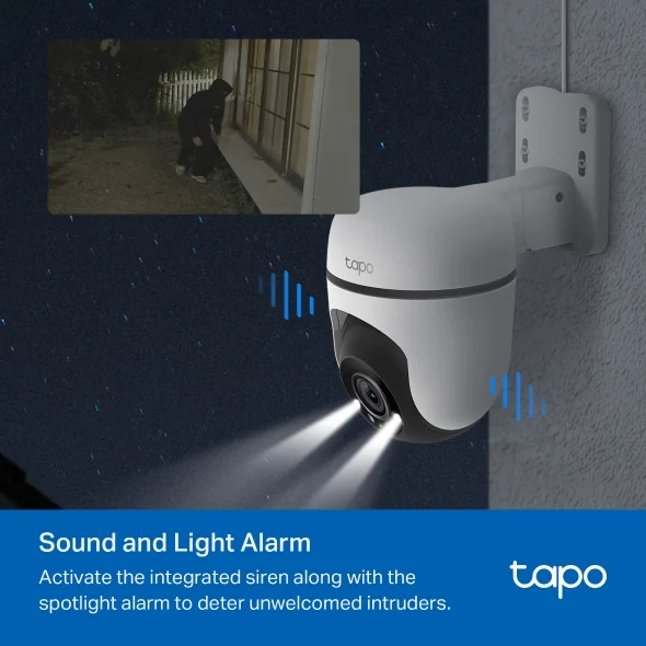 TP Link Tapo C500 Outdoor Pan Tilt Wi Fi Camera K