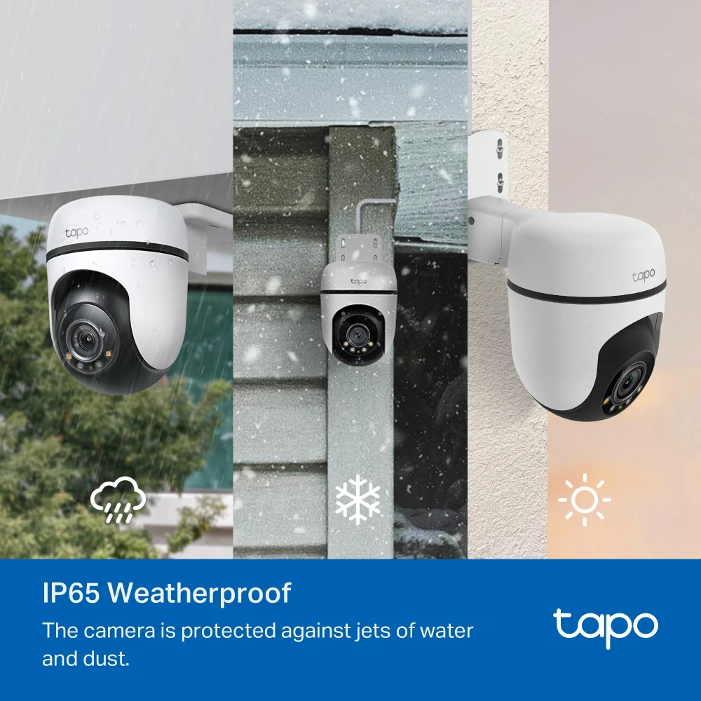 TP Link Tapo C510W Outdoor Pan Tilt Wi Fi Camera K