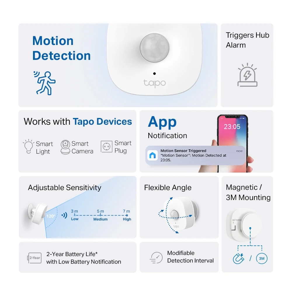 TP Link Tapo T100 Smart Motion Sensor C
