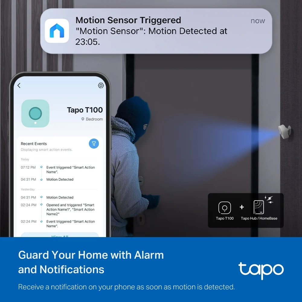 TP Link Tapo T100 Smart Motion Sensor E