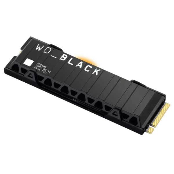 Alternative view of WD_BLACK SN850X NVMe SSD with Heatsink for PS5