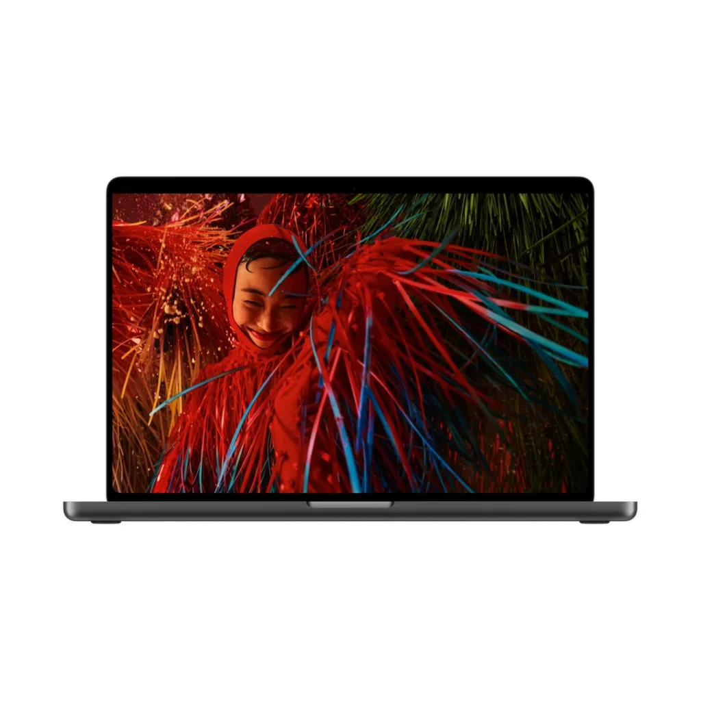 Apple MacBook Pro 16-inch with PROLED XDR Display in Space Black, PROLED XDR front display