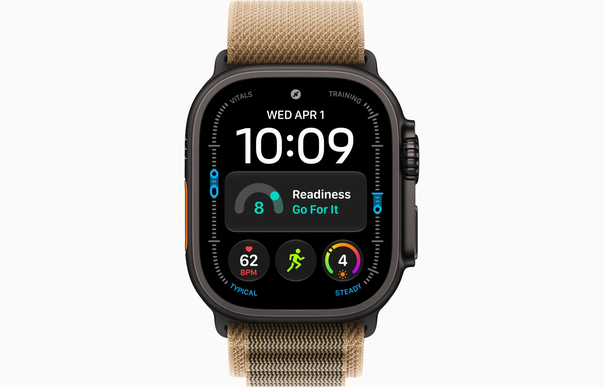 Apple Watch Ultra 4 Black Titanium Alpine Loop Desert