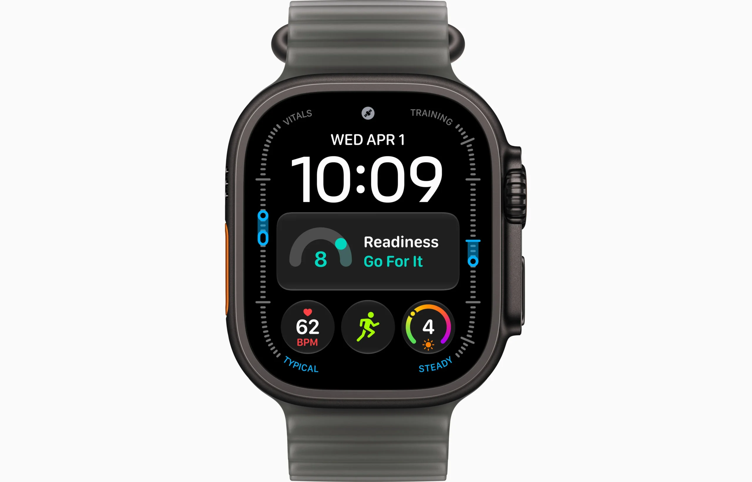 Apple Watch Ultra 4 Black Titanium Ocean Band Translucent Black