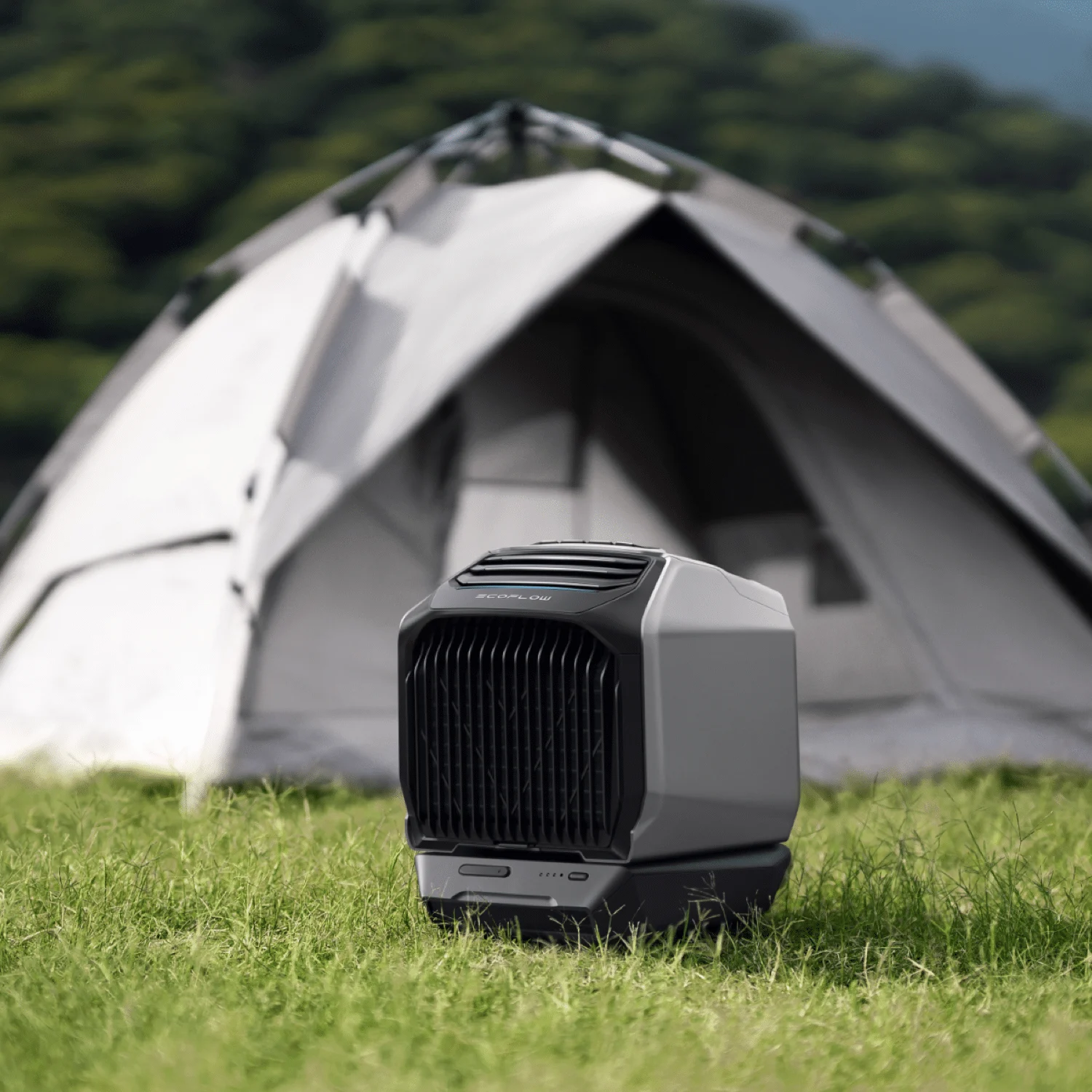 EcoFlow WAVE 2 Portable Air Conditioner, use beside a tent