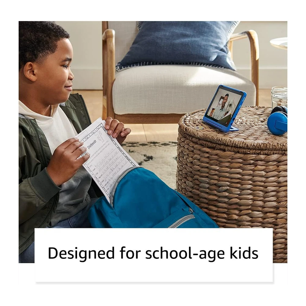Amazon Fire 7 Kids Pro: school-age learning demonstration