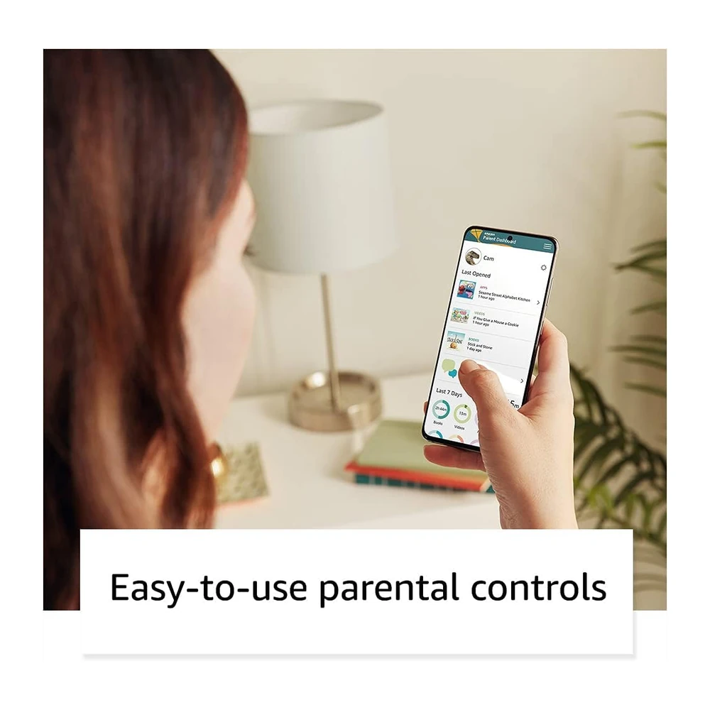 Amazon Fire 7 Kids Pro: parental-controls illustration