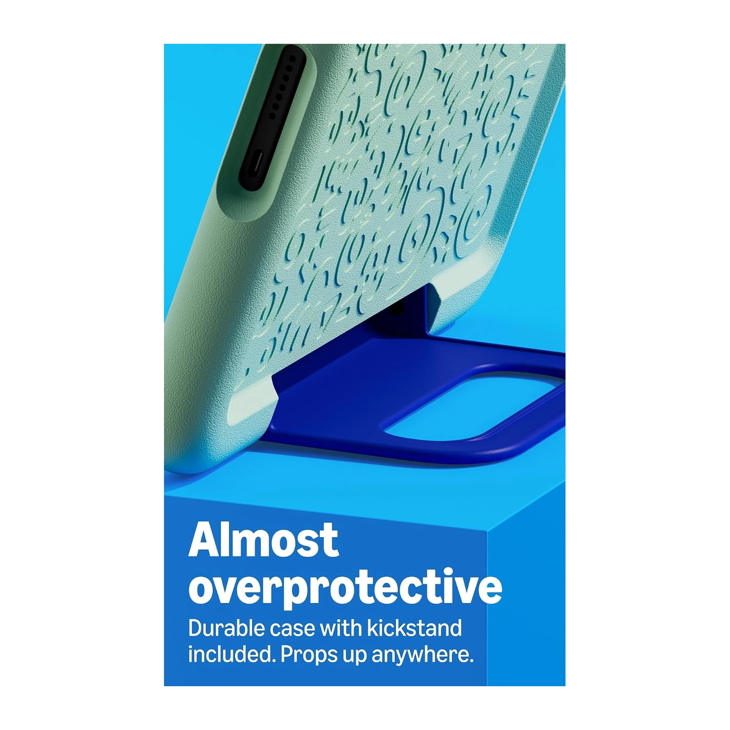 Amazon Kids Tablet 11: bio Green protective-case stand detail