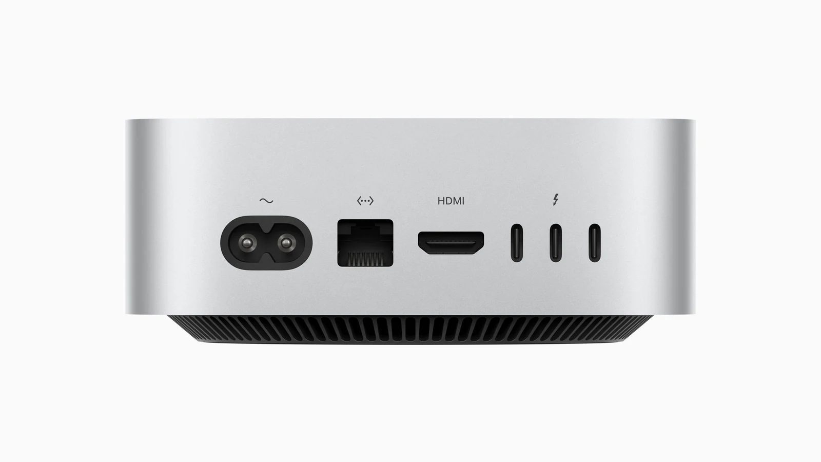 Apple Mac mini (2024), rear connections